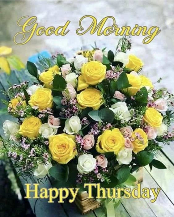 Good Morning With Beautiful Thursday Flower Status