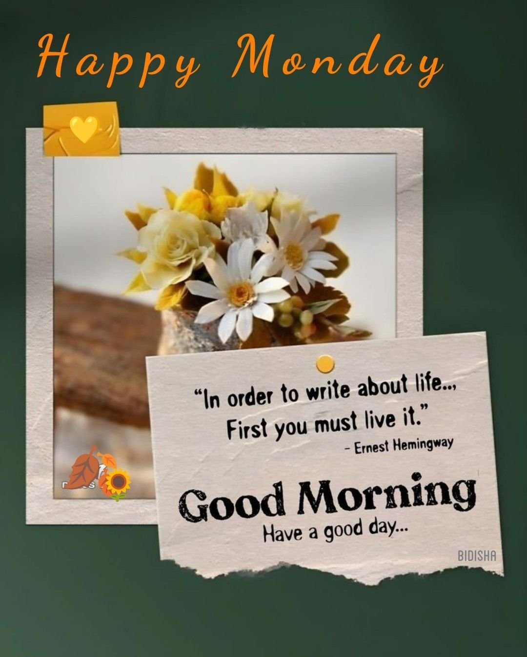 Happy Monday Good Morning Have A Good Day Status