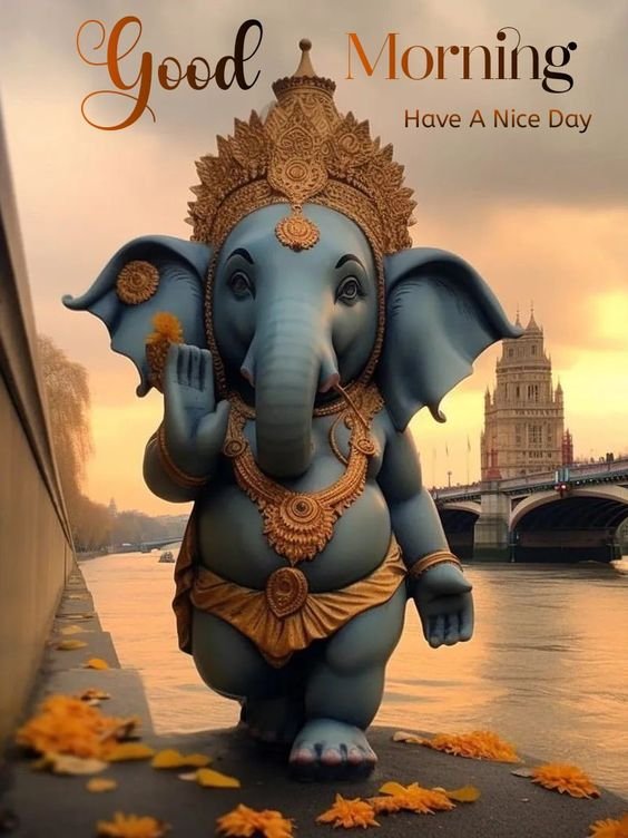 Good Morning Ganpatiji Have A Nice Day Picture