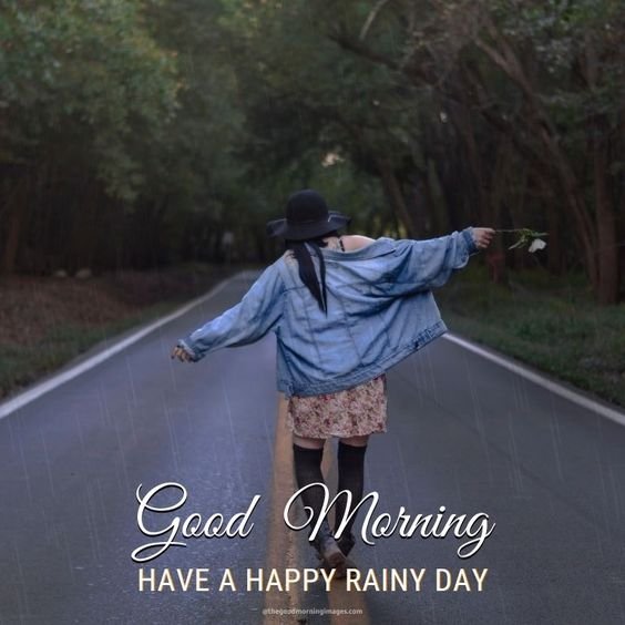 Good Morning Have A Happy Rainy Day Pic