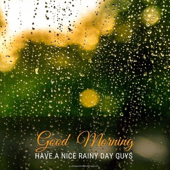 Good Morning Have A Happy Rainy Days Guys Photo
