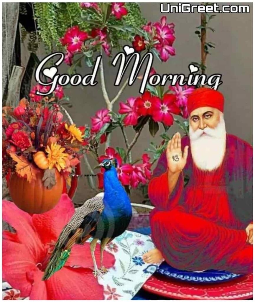 Waheguru Good Morning With Guru Nanak Dev Ji Photo