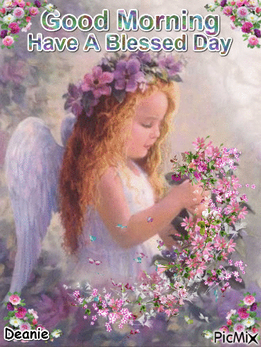 Angel Have A Blessed Good Morning Gif