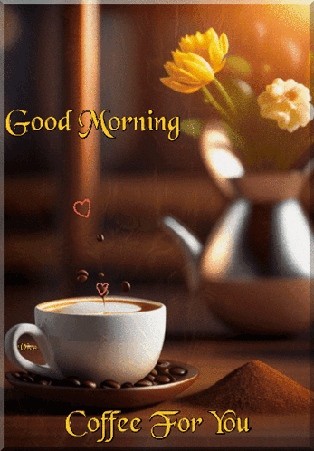 Coffee For You Good Morning Gif