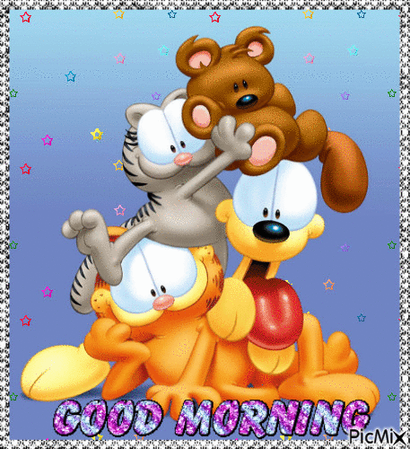 Garfield Friends Good Morning Quote