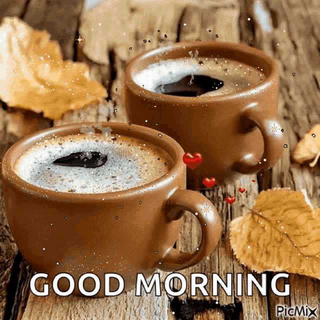 Good Morning A Cups Of Coffee Gif