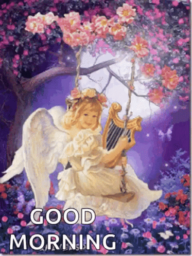 Good Morning Angel With Swing Gif
