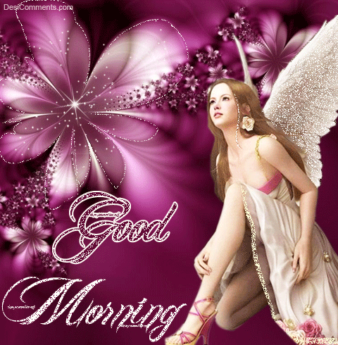 Good Morning Beautiful Angel Gif