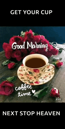 Good Morning Coffee Gif Get Your Cup