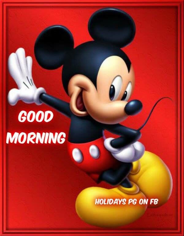 Good Morning Cool Mickey Mouse Image