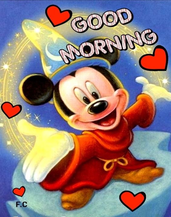 Good Morning Cool Mickey Mouse Photo