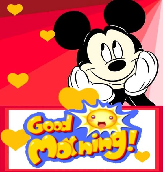 Good Morning Cute Mickey Mouse