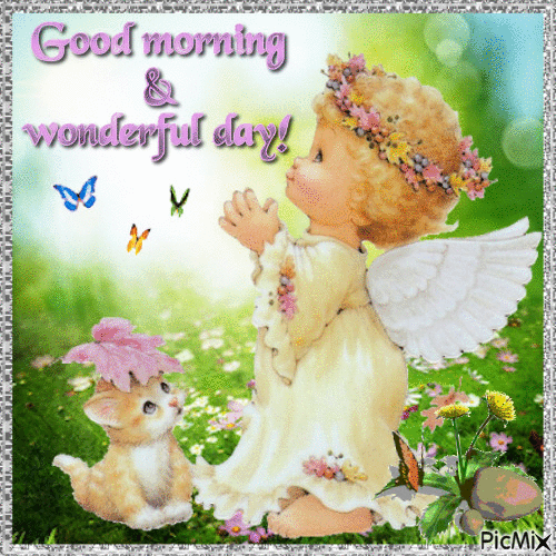 Good Morning Fairy Angel Have A Wonderful Day Gif