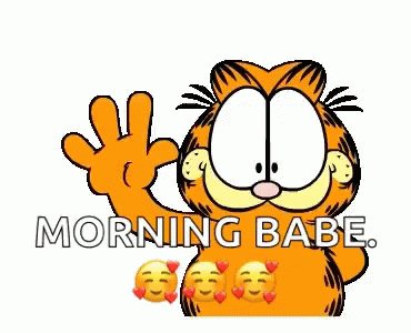 Good Morning Garfield Babe