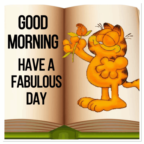 Good Morning Garfield Have A Fabulous Day