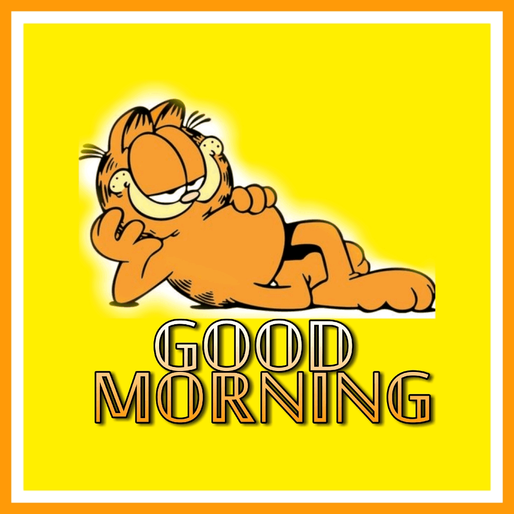 Good Morning Garfield Yellow