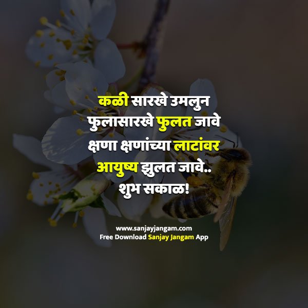 Good Morning Marathi Sms