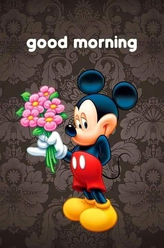 Good Morning Mickey Mouse Flower