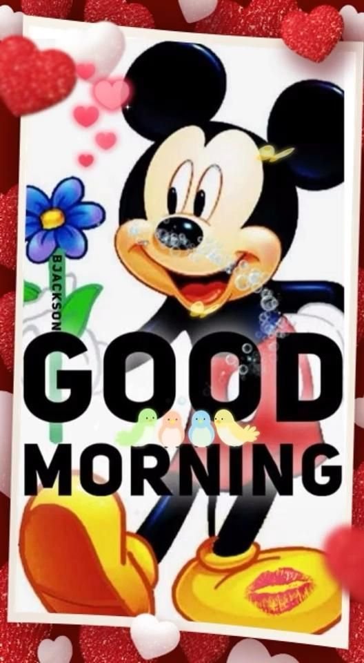 Good Morning Mickey Mouse Greeting