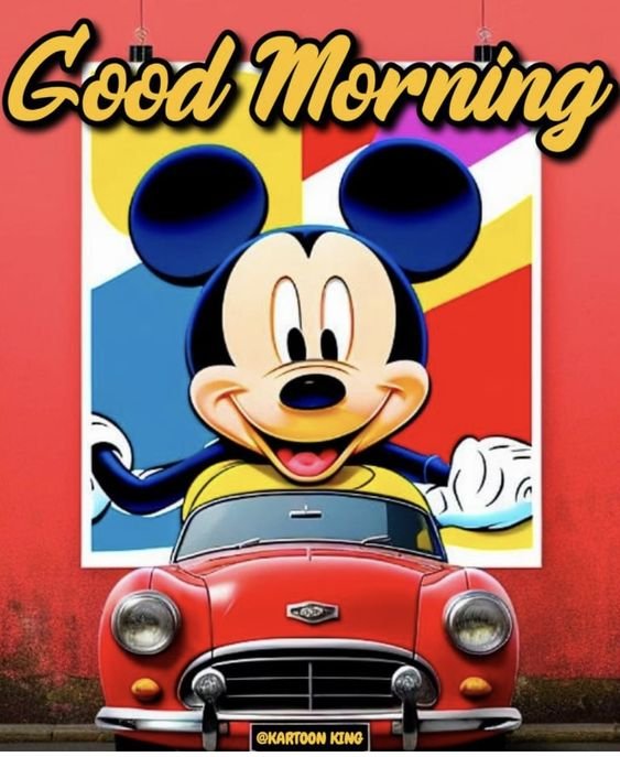 Good Morning Mickey Mouse Have A Nice Day Photo