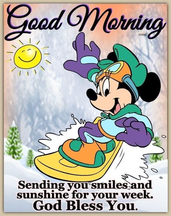 Good Morning Mickey Mouse Have A Nice Day Pic