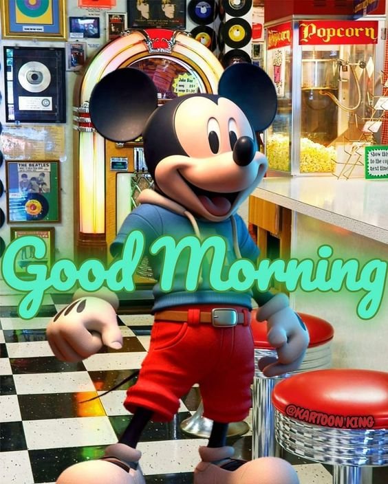 Good Morning Mickey Mouse Photo