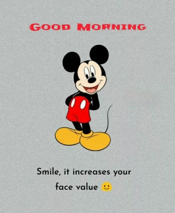 Good Morning Mickey Mouse Smiles