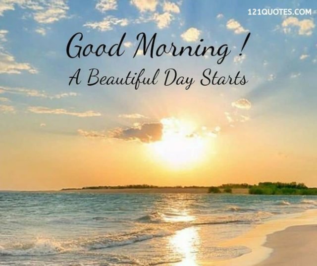 Good Morning Scenery A Beautiful Day Starts Image