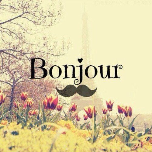 Great Bonjour Good Morning Image