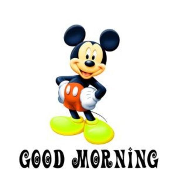 Greeting Good Morning Mickey Mouse Images