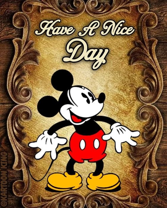 Greeting Good Morning Mickey Mouse Photos