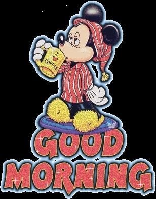 Greeting Good Morning Mickey Mouse Pic