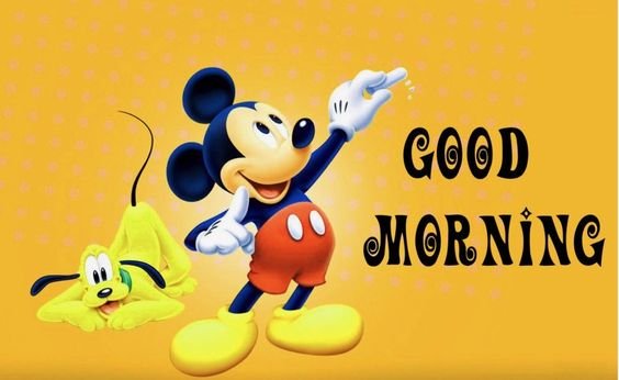 Greeting Good Morning Mickey Mouse Pics