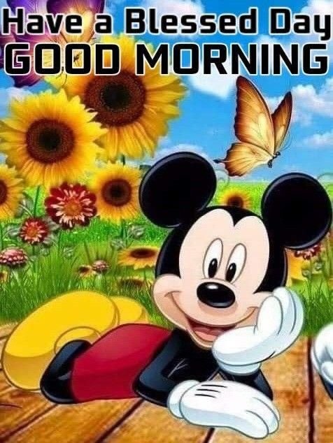 60+ Good Morning Mickey Mouse Images - Good Morning Pictures