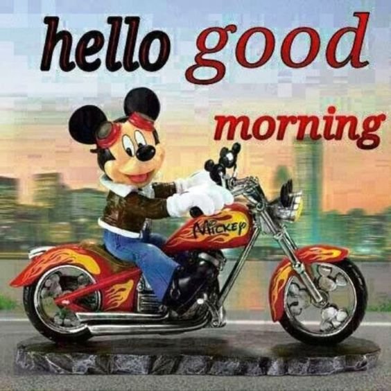 Hello Good Morning Mickey Mouse