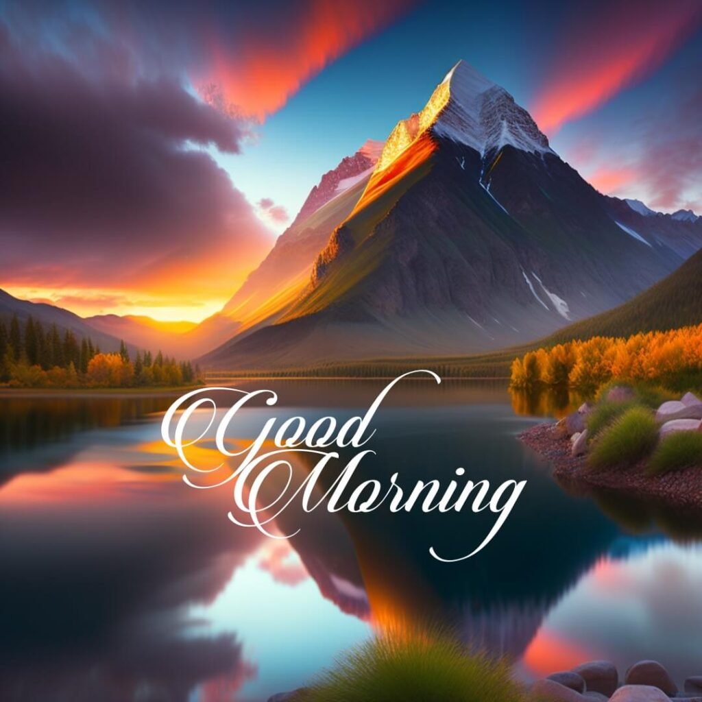 Wonderful Good Morning Mountain Image